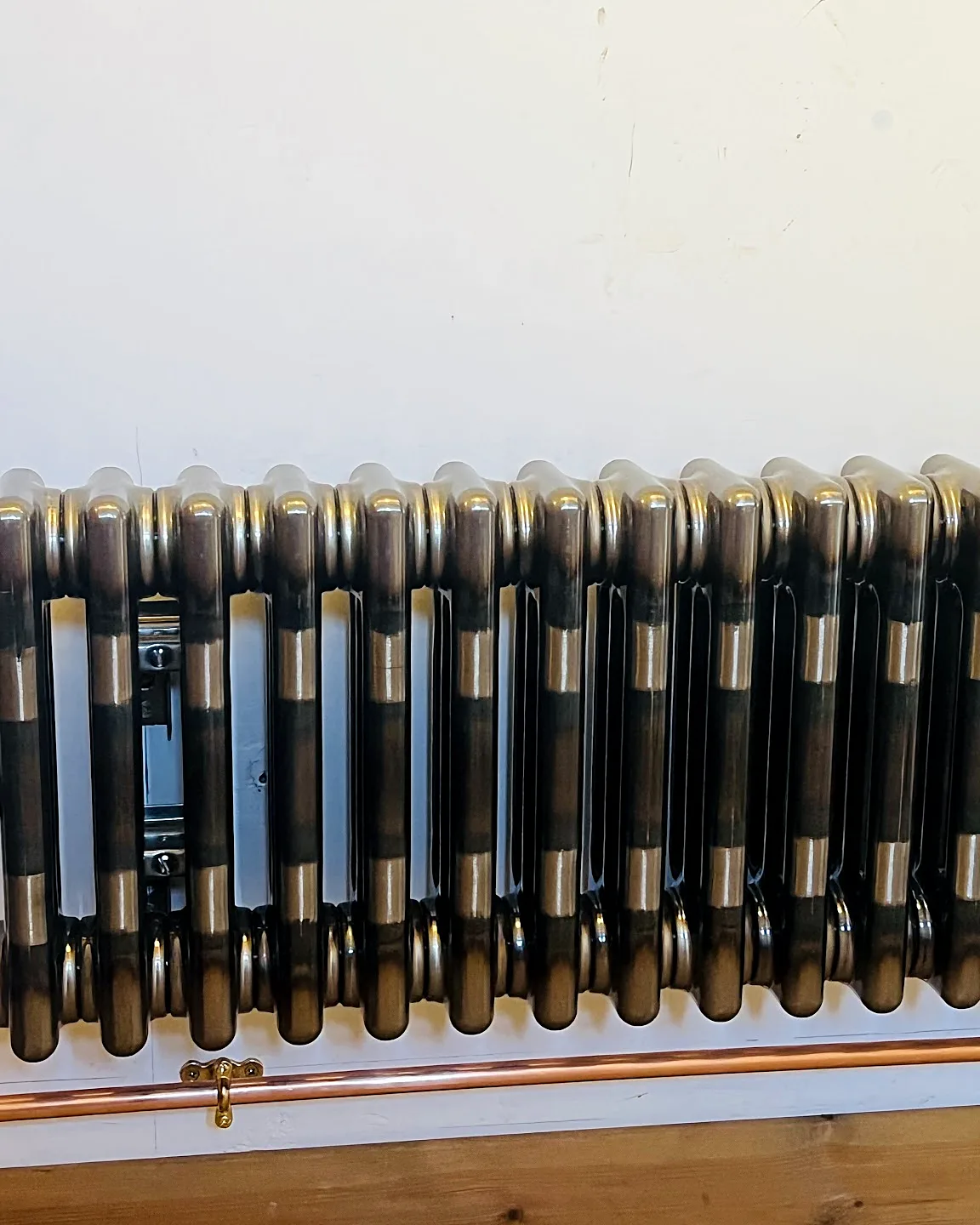 Column radiator in copper